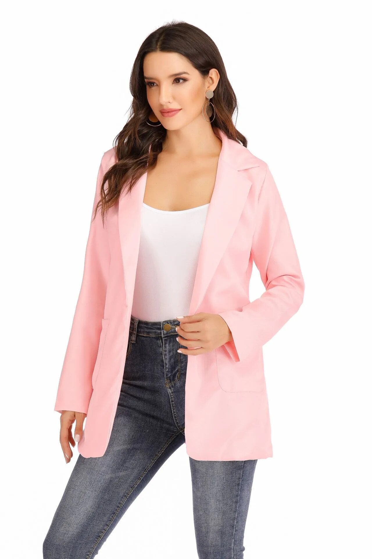 2023 Casual Slim Cardigan Blazer Women's Spring and Autumn Outwear