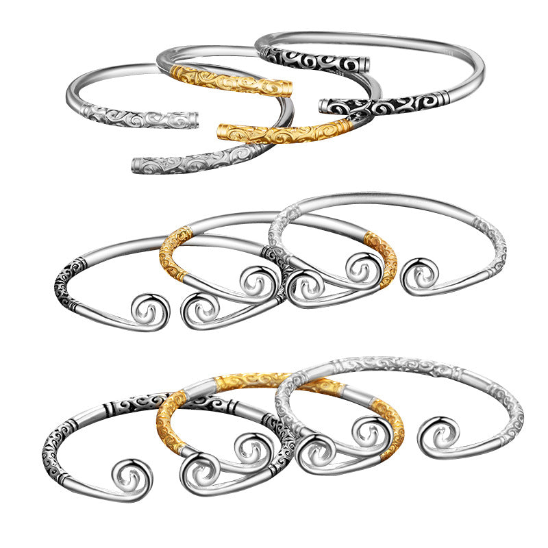 Sun Wukong Golden Hoop Amulet Open Warp Bracelet