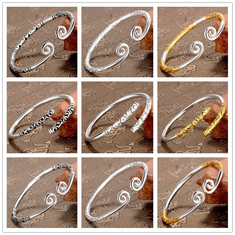 Sun Wukong Golden Hoop Amulet Open Warp Bracelet