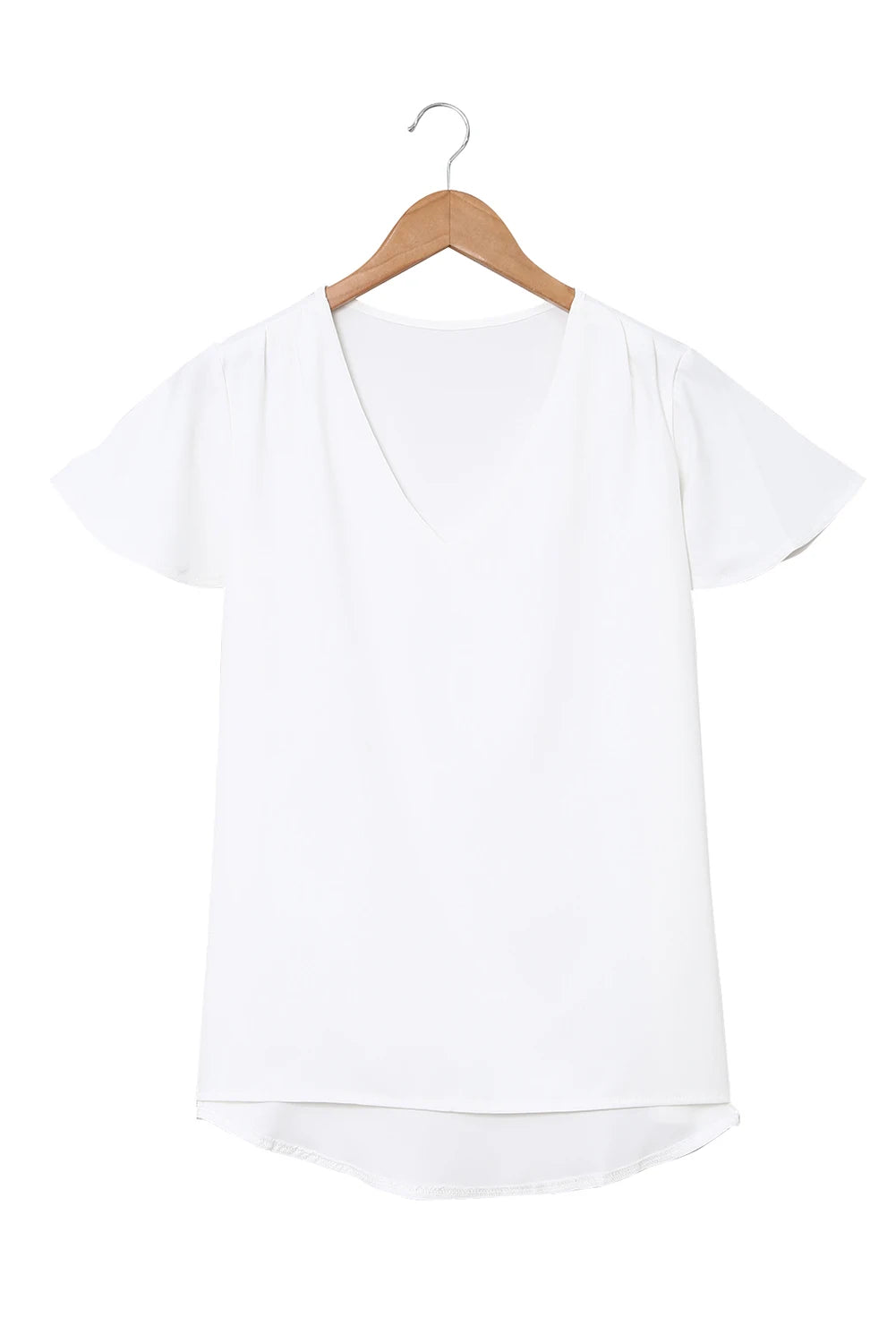 Chic V-neck Short Sleeve Tee