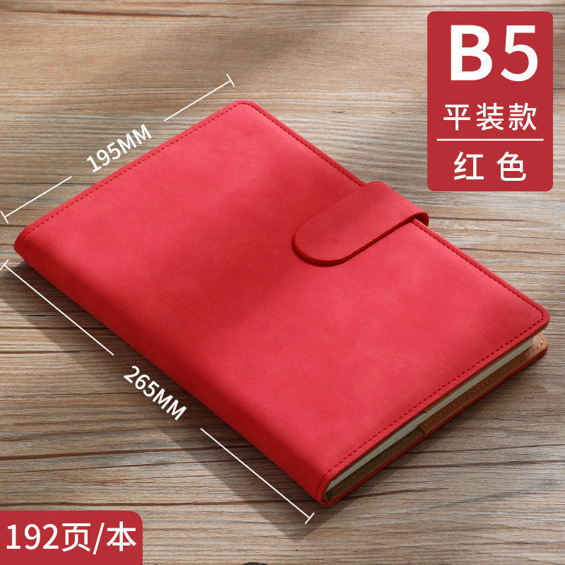 Thickened Buckle Meeting Business Office A5 B5 Notebook Wholesale Custom Logo