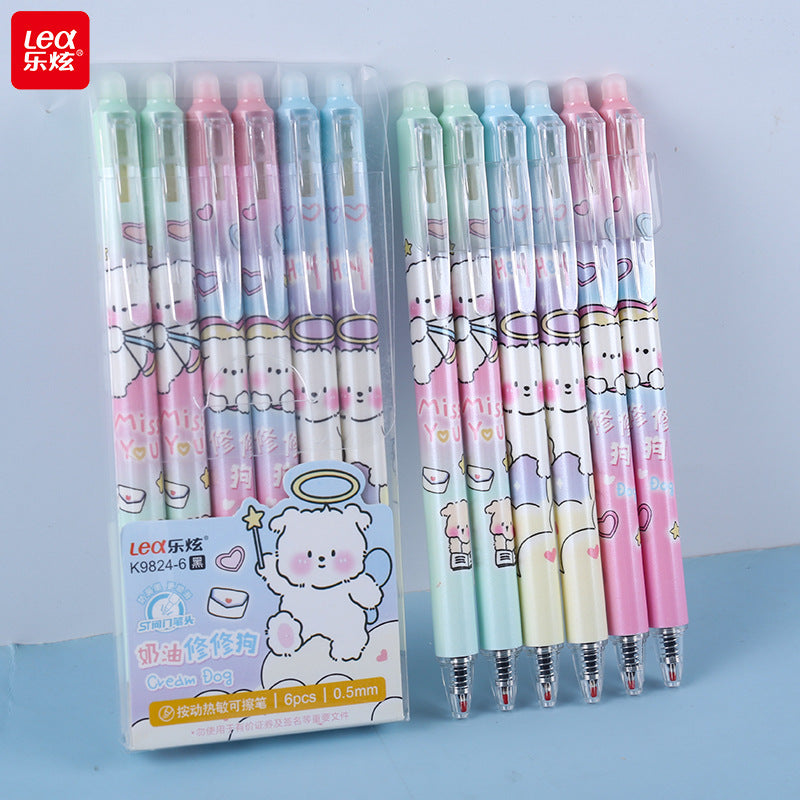 Press Erasable Pen Wholesale 0.5mm Gel Pen for Primary School Students