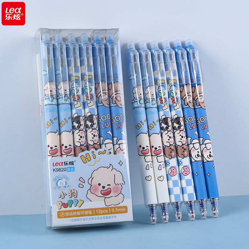 Press Erasable Pen Wholesale 0.5mm Gel Pen for Primary School Students