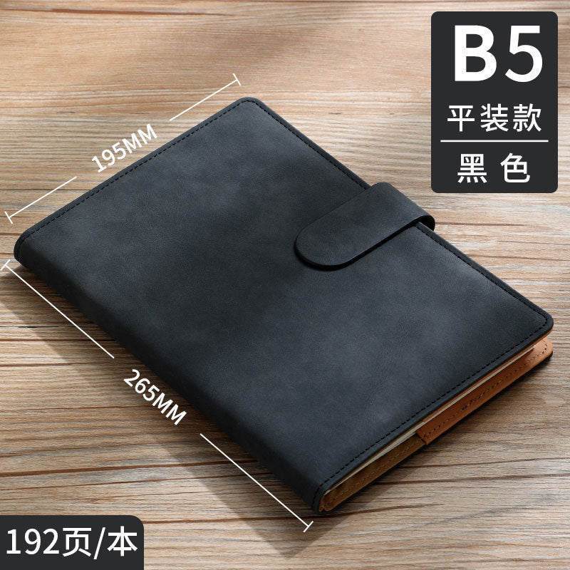 Thickened Buckle Meeting Business Office A5 B5 Notebook Wholesale Custom Logo