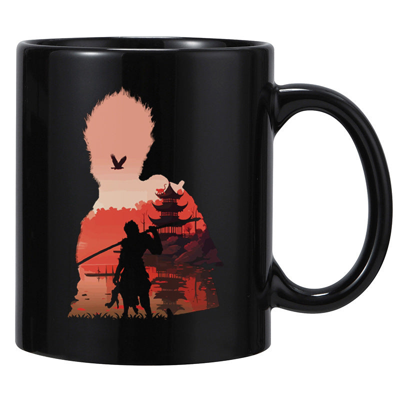 New Black Myth Sun Wukong Ceramic Coffee Mug Tea Cup