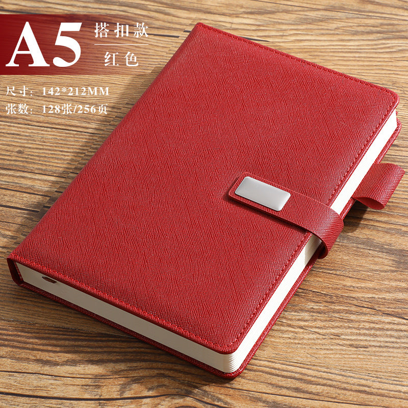 Thickened Buckle Meeting Business Office A5 B5 Notebook Wholesale Custom Logo