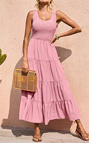 2023 Pleated Big Wwing Midi Casual Dress