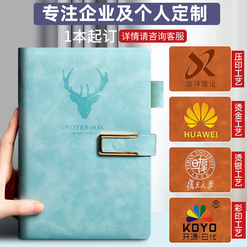 Business Gift New Year Christmas Gift Hand Ledger Senior Creative Wholesale Stationery A5 Notebook