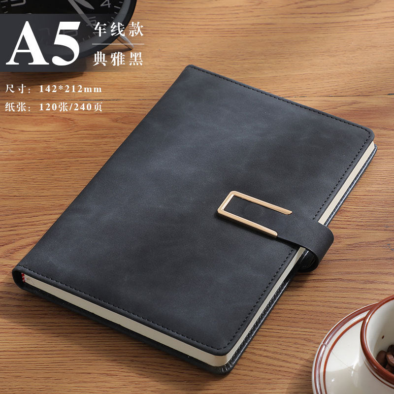 Thickened Buckle Meeting Business Office A5 B5 Notebook Wholesale Custom Logo