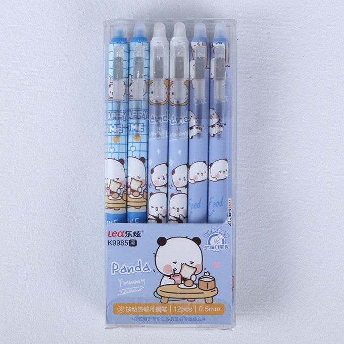 Press Erasable Pen Wholesale 0.5mm Gel Pen for Primary School Students