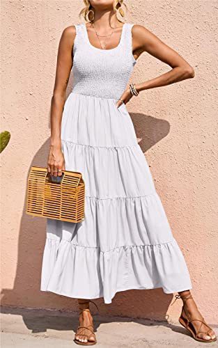 2023 Pleated Big Wwing Midi Casual Dress