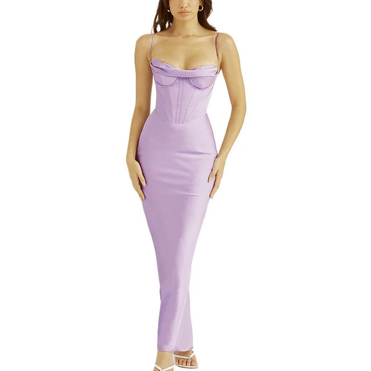 Sexy Spaghetti Straps Mermaid Long Formal Evening Dress