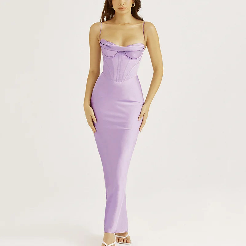 Sexy Spaghetti Straps Mermaid Long Formal Evening Dress