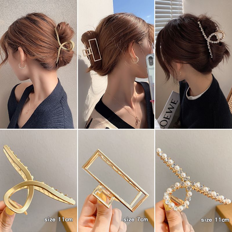 Korean Net Red Metal Clamping Hair Clip