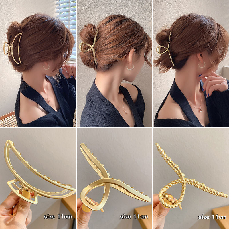 Korean Net Red Metal Clamping Hair Clip