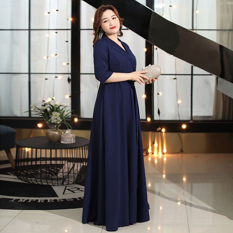 Oversize Blue Evening Party Formal Dress