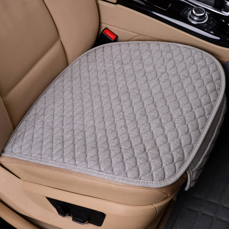 Four Seasons Front/Back Car Seat Cushion Three-piece Set