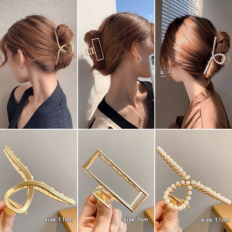 Korean Net Red Metal Clamping Hair Clip