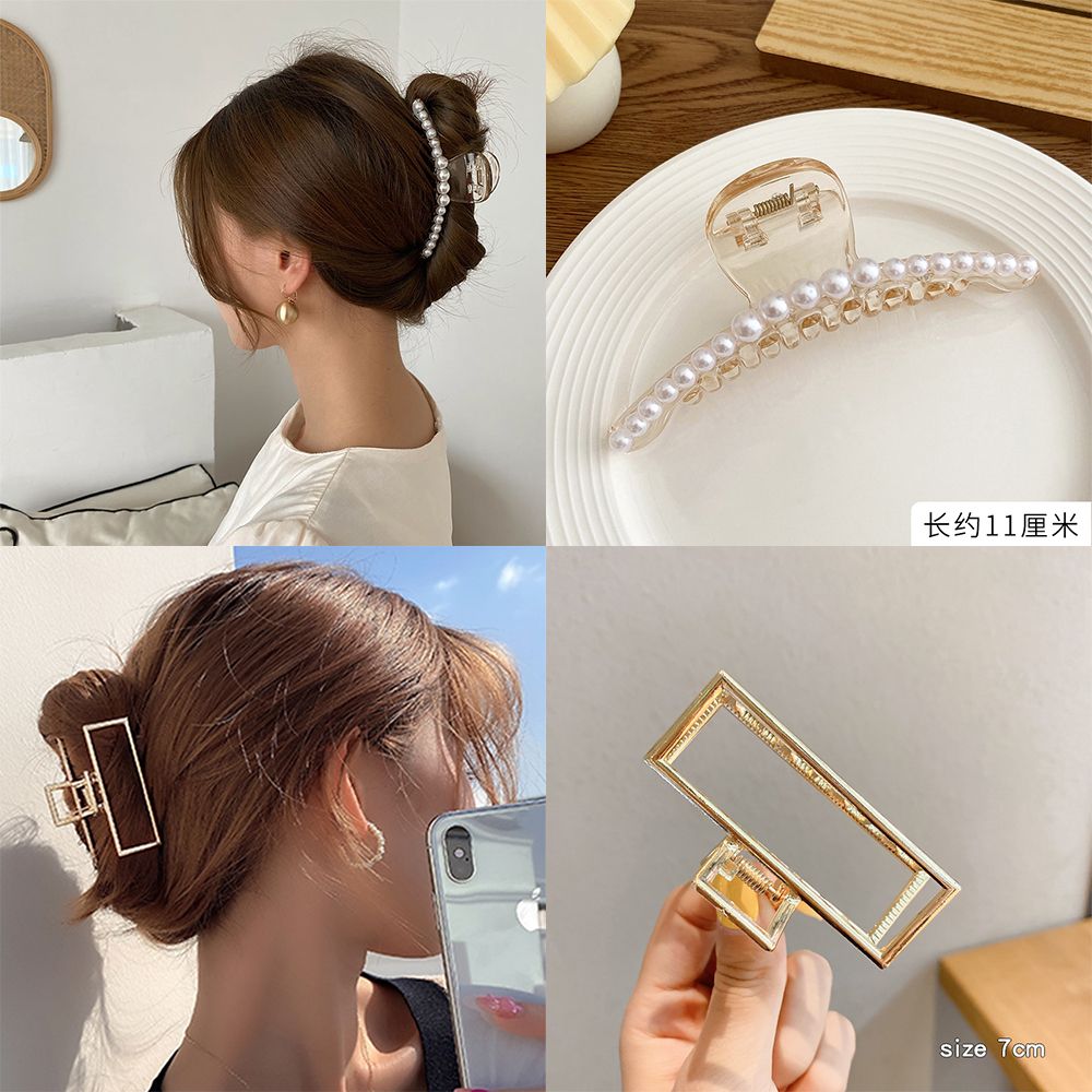 Korean Net Red Metal Clamping Hair Clip