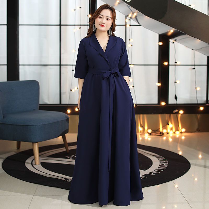 Oversize Blue Evening Party Formal Dress