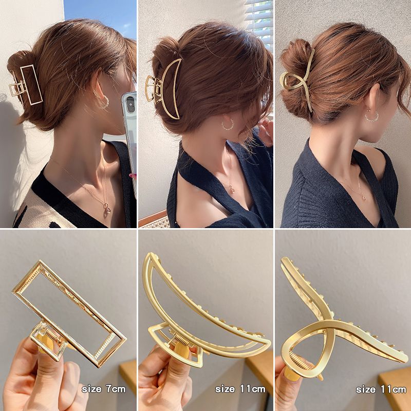 Korean Net Red Metal Clamping Hair Clip