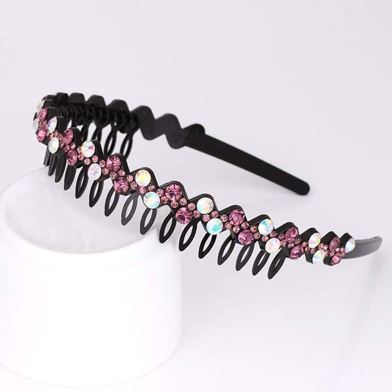 Fashion Pearl Non-Slip Rhinestone Hairbands