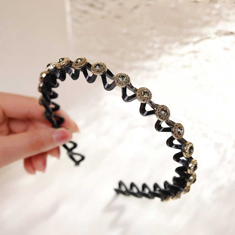 Fashion Pearl Non-Slip Rhinestone Hairbands