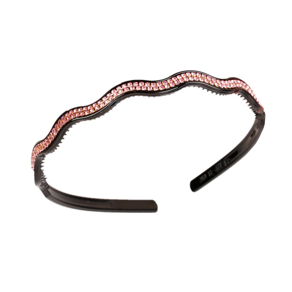 Fashion Pearl Non-Slip Rhinestone Hairbands