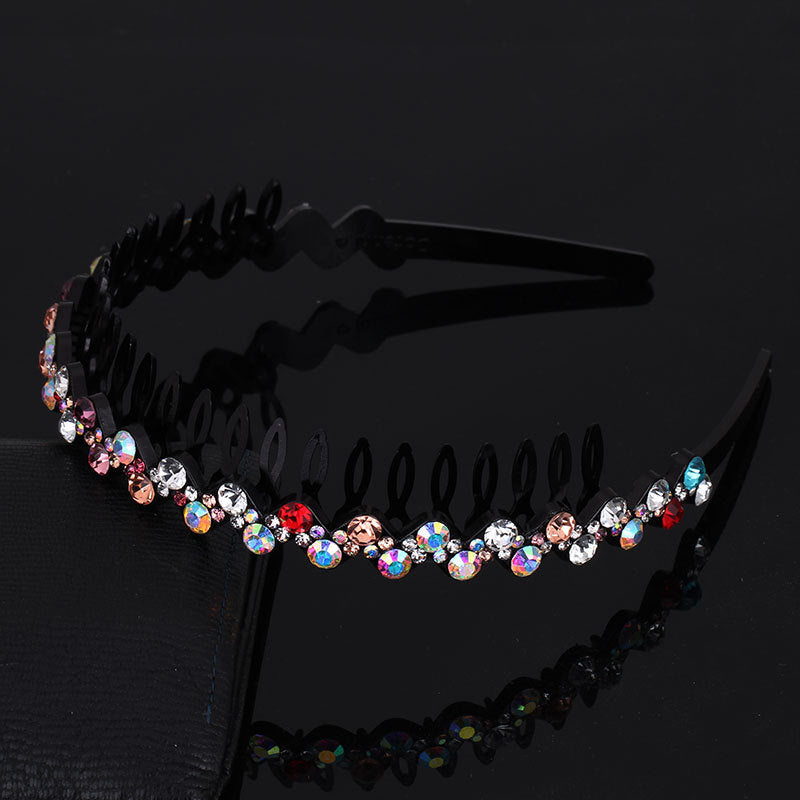 Fashion Pearl Non-Slip Rhinestone Hairbands