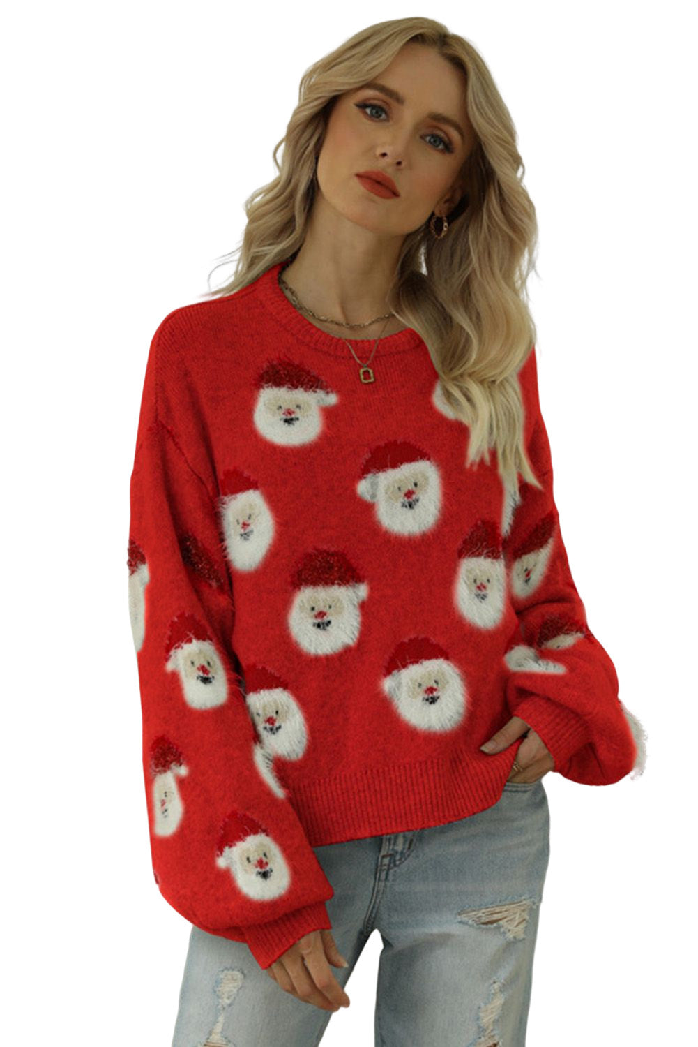 Christmas Santa Claus Pullover Sweater