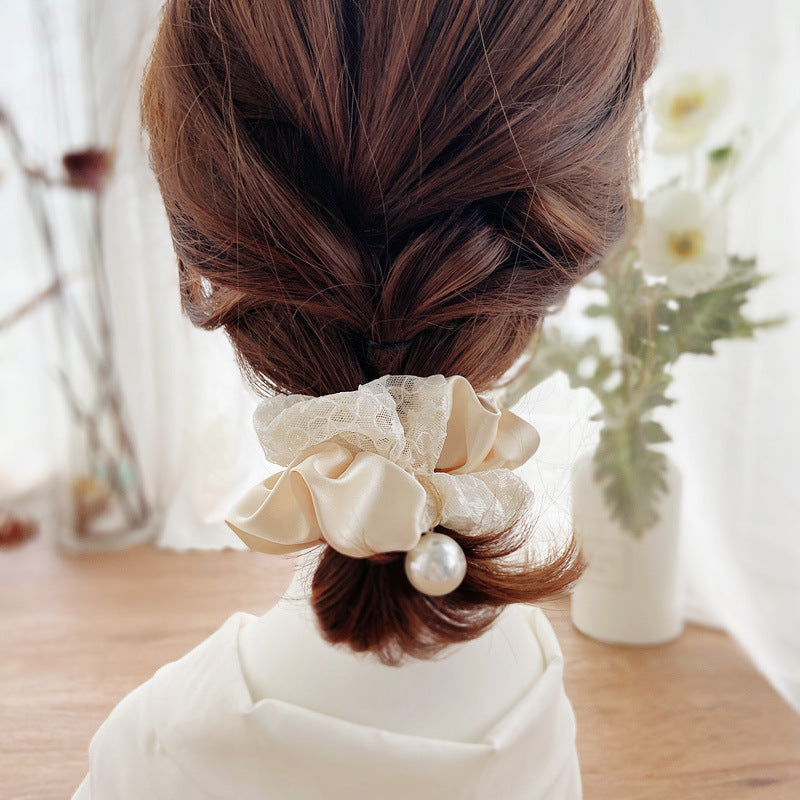 Korean style head flower pear hair tie