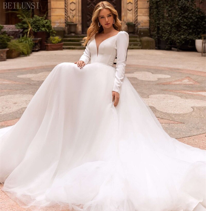 Simple Vestidos De Noiva Wedding Dress