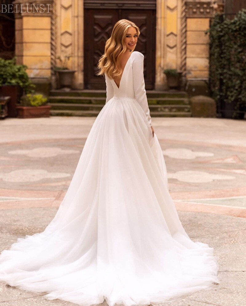 Simple Vestidos De Noiva Wedding Dress