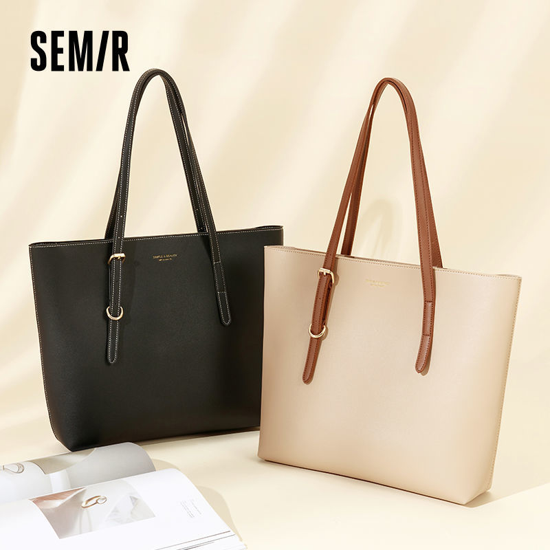 SEMIR Solid PVC Tote Shoulder Bag – Kesivan