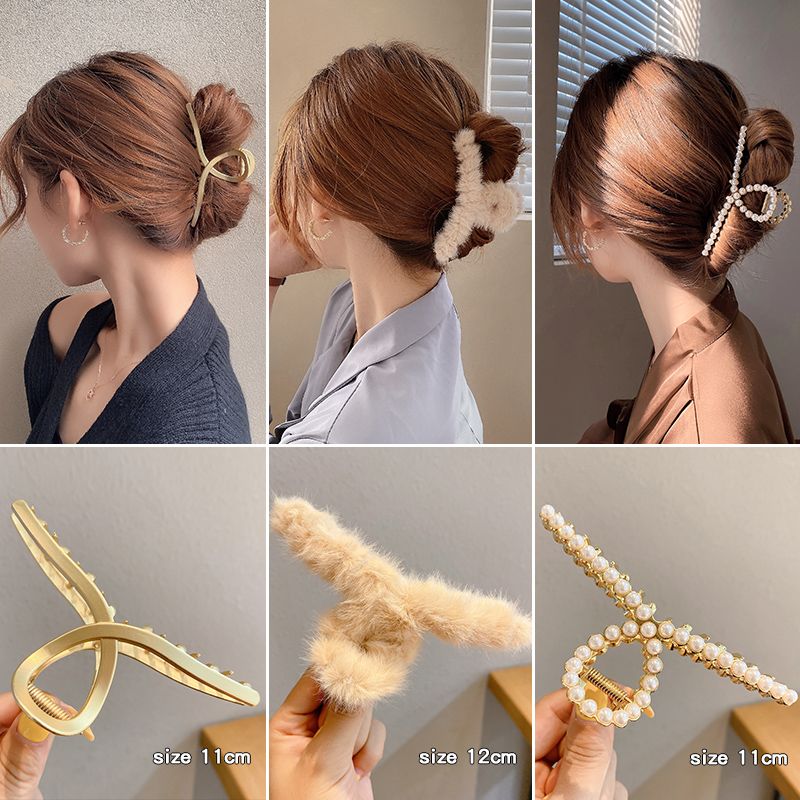 Korean Net Red Metal Clamping Hair Clip