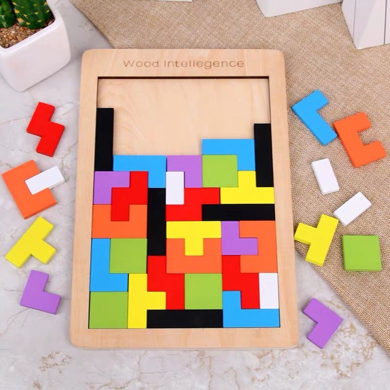 Tetris Puzzle Building Blocks