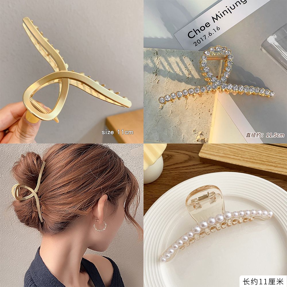 Korean Net Red Metal Clamping Hair Clip