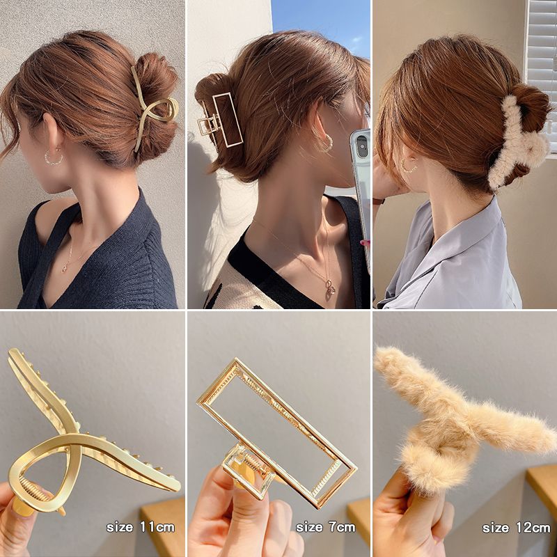 Korean Net Red Metal Clamping Hair Clip